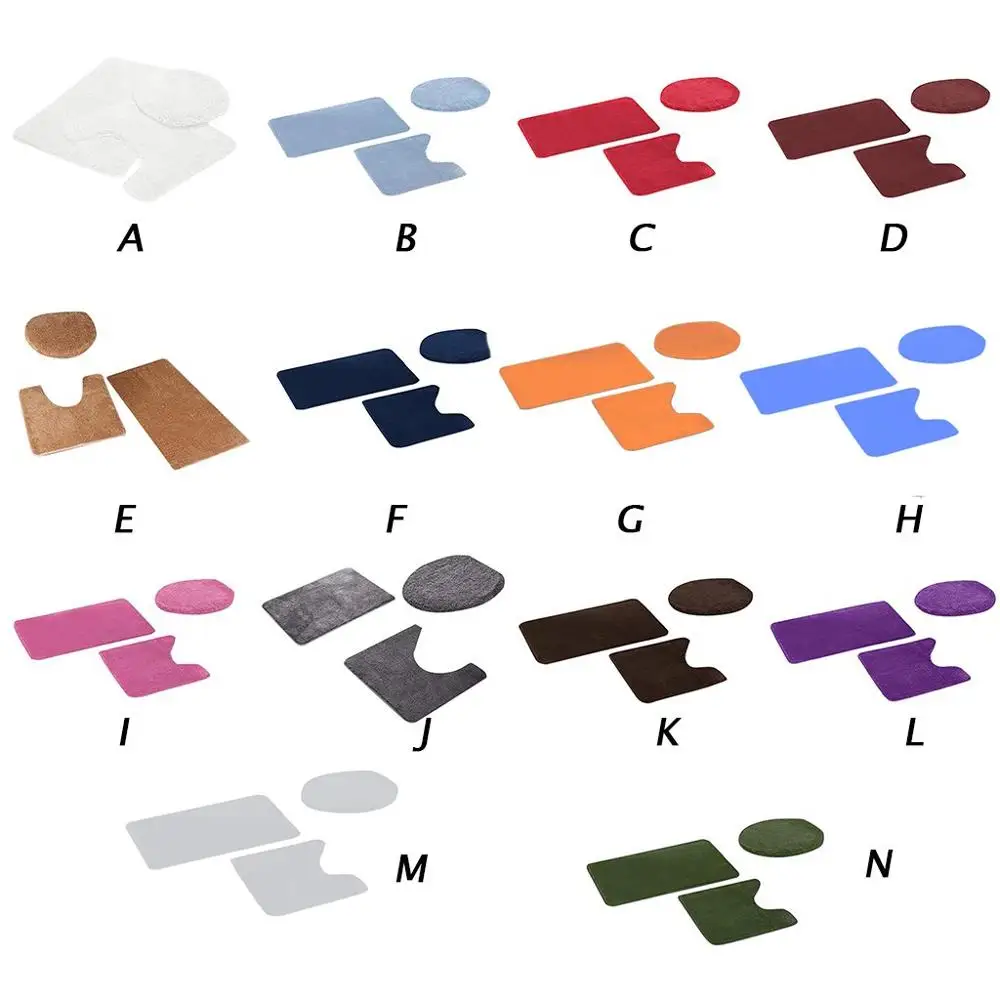 3 шт. коврики для ванной комнаты Впитывающий Коврик|Коврики ванной| |