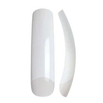 

100pcs Acrylic Artificial Fake Nails Round False Nail Tips Half Cover False Nail Art Tips Natural False Nails Nail Art Tools