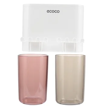 

1 Set Non-punch Creative Practical Durable Gargle Racks Toothbrush Holder Toothbrush Rack