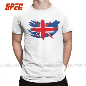 

Union Jack Flag T Shirt UK Flag T Shirts Novelty 100% Cotton T-Shirt Man's Summer Funny Short Sleeves Crewneck Tees