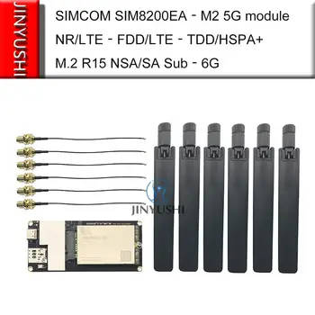 Günstige SIMCOM SIM8200EA ‐ M2 5G Modul Mit USB Adapter Antenne NR/LTE‐FDD/LTE‐TDD/HSPA + M.2 R15 NSA/SA Sub‐ 6G Schneller Als EM20-G EC25