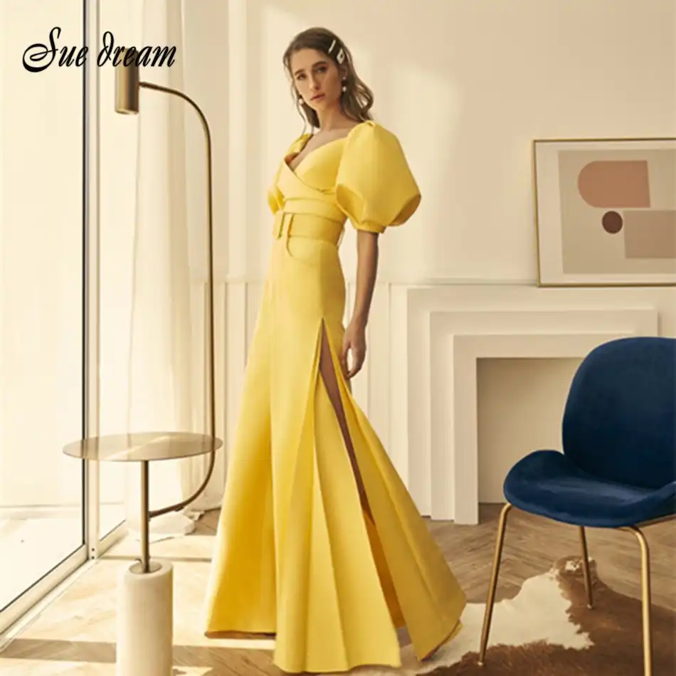 black and yellow two piece set