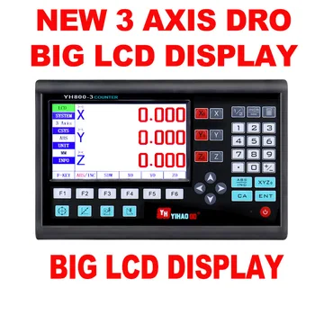 

Complete Digital Readout Display System New Big Lcd Display Dro 3 PCS 5U Linear Scales/Encoder/Sensor Dimensions 50mm to 1000mm