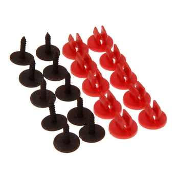 

10Pair Car Engine Undertray Cover Clip Bottom Shield Guard Screws For FORD C MAX