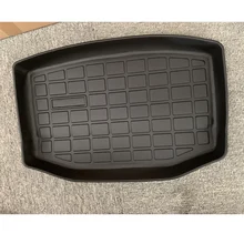 Багажник пол прочный термопластиковый коврик грузовой лайнер задний Грузовой лоток черный для Tesla модель 3
