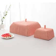 Складные продукты крышка алюминиевая фольга Теплоизоляция для фруктов овощей тарелок крышки кухня гаджет DNJ998