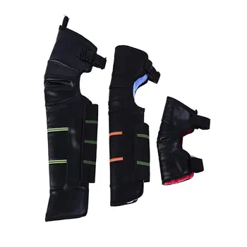 

Random Color Pu Leather Battery Car Knee Pads For Men Women Models Motorcycle Knee Pads Warm Winter Bike Thickening Cold Long