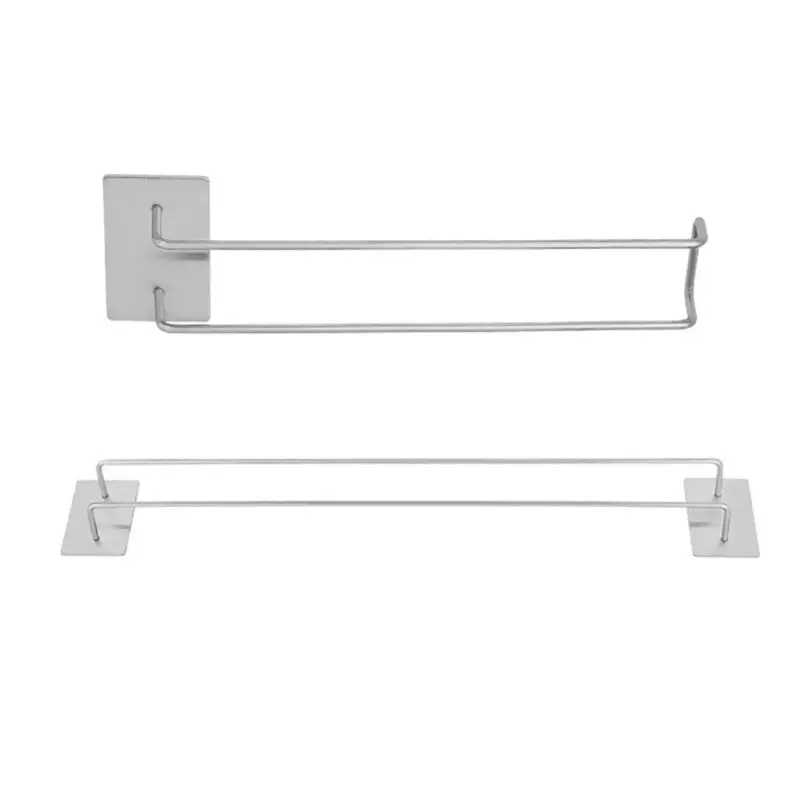 

2pcs/set Wall Mounted Shoe Storage Rack Holder Stainless Steel Slipper Organizer Premium New