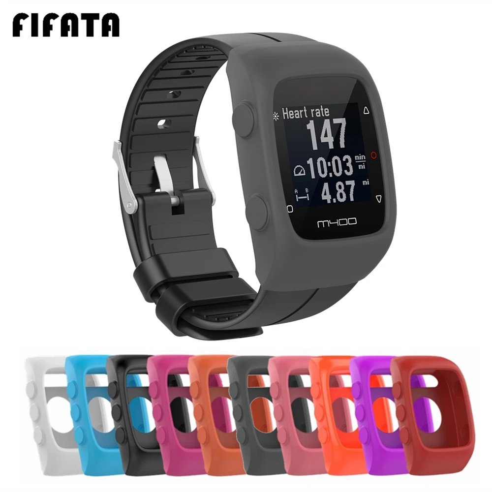 Силиконовый чехол для смарт-часов FIFATA защитная рамка Polar M430 / M400 Sport аксессуары |