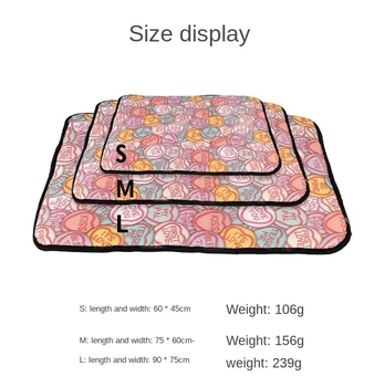 

Printing Flower Pattern Cat Dog Home Soft Bed Sofa Washable Cool Comfortable Pet Mats Cute Dog Sleeping Cushion New Sale Kennel