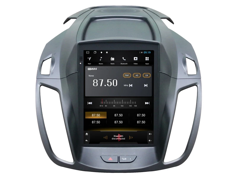 AVGOTOP Android 8,1 Tesla вертикальный экран Авто DVD gps Автомагнитола 2din для 2013- Ford Kuga низкая Версия