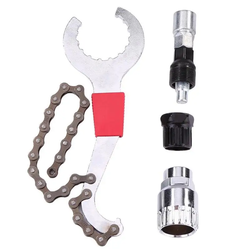 

Bicycle Repair Tool Kits Mountain Bike Chain Cutter Chain Removel Bracket Remover Freewheel Remover Crank Puller Bike Tools