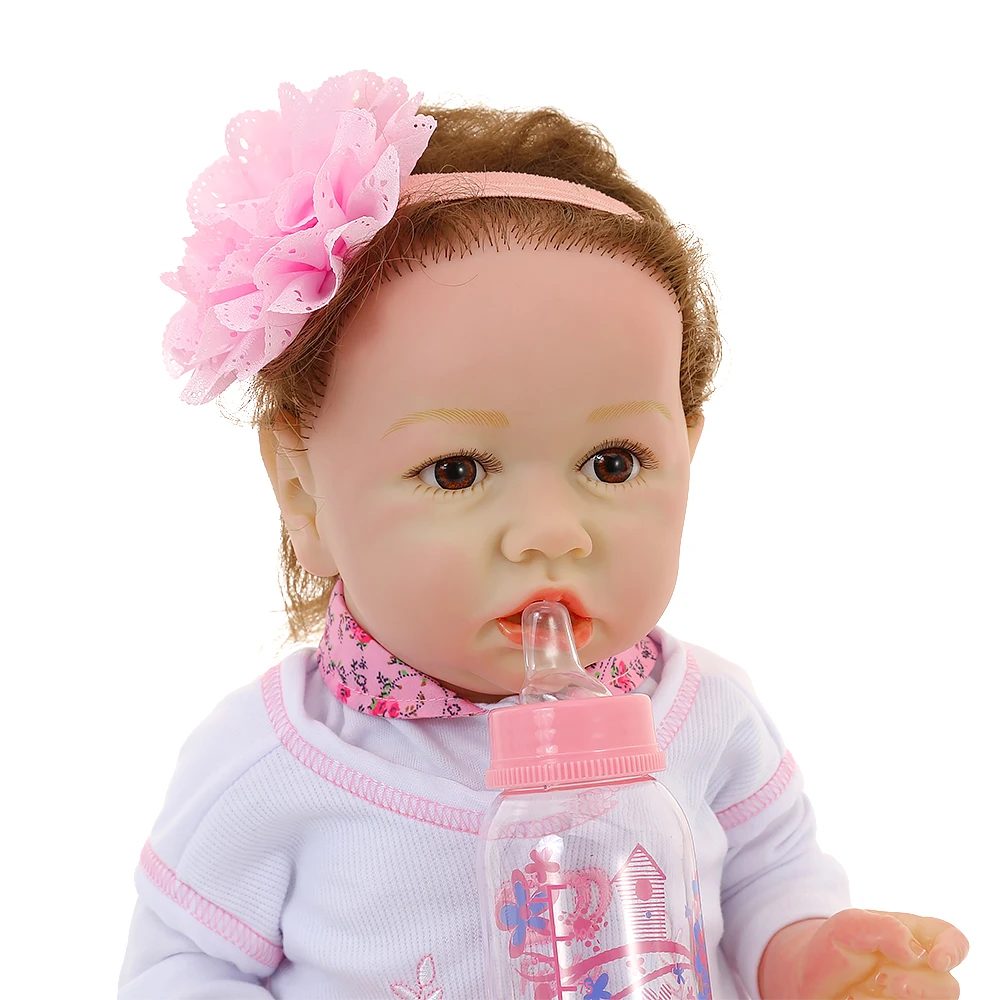 55 см полностью силиконовая игрушка Reborn Baby Twins реалистичный кривой рот Reborn Baby Doll Реалистичная кукла Boneca Новорожденные куклы игрушки для ребенка подарок