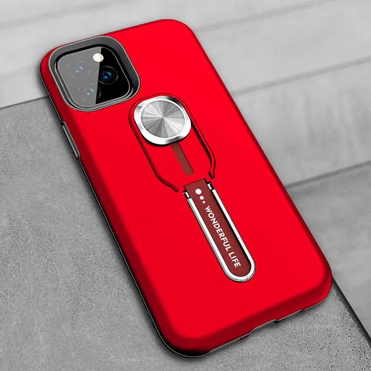 Red Ударопрочный чехол для iPhone 6 6s 7 8 5 5S SE Plus Kickstand военный класс чехол для iPhone X XS XR Max 11 Pro Чехол Для Телефона - Цвет: Red