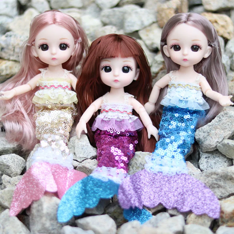 YT0086 3 вида 16 см BJD кукла аксессуары платье красивая рубашка DIY Русалка Одежда для