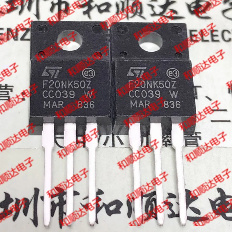 10 шт./лот F20NK50Z STF20NK50Z новые имеющиеся в наличии TO-220F 500V 17A | Электроника
