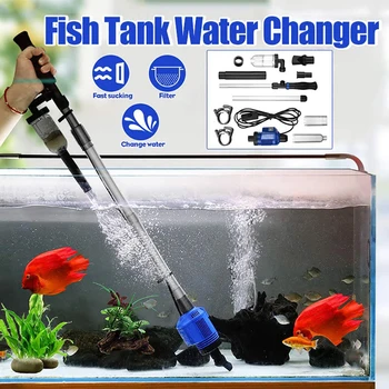 

Electric Aquarium Gravel Cleaner Automatic Water Changer Sludge Extractor Sand Washer Filter Pump for Fish Tank Vacuum Cleaner