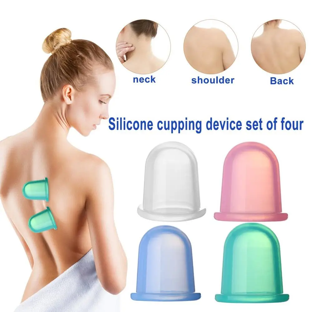 Durable Health Care Full Body Vacuum Massager Silicone Cup Anti Cellulite Relieve Physical Fatigue Stress For Family
