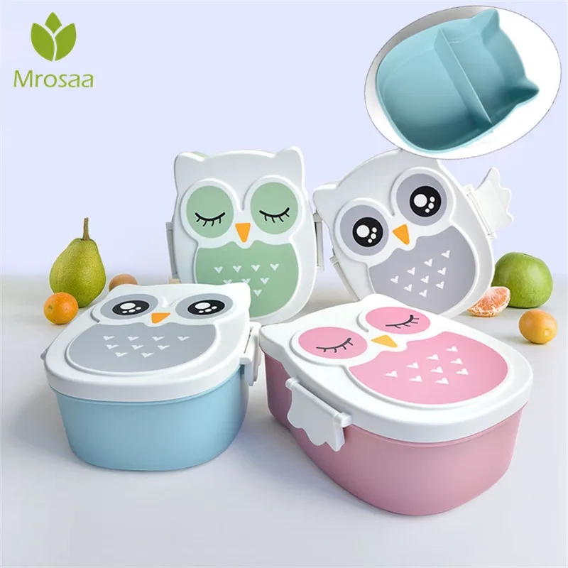 Lunch Containers Home Garden Cute Cartoon Lunch Box Food Container Storage Box Kids Student Lunch Bento Box Adrp Fournitures Fr