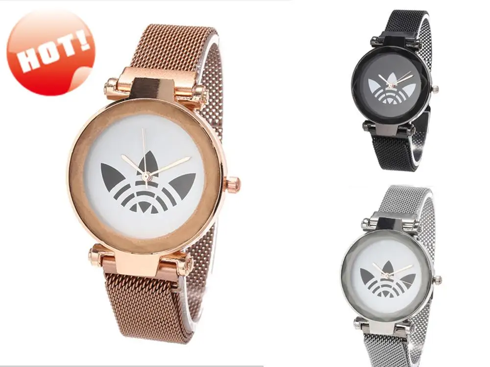 Reloj Mujer, хит, новые роскошные брендовые кварцевые часы для женщин и мужчин, модные часы с ремешком с магнитной пряжкой и медведем, Relogio Feminino, лучший подарок
