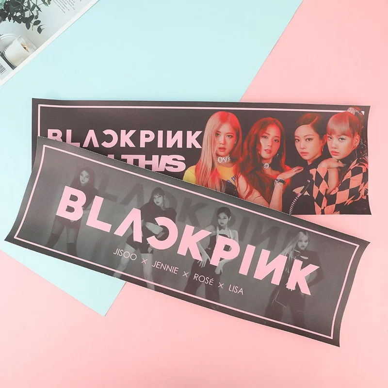 1 шт. BLACKPINK концертная ручная поддержка ткани для баннер висящий плакат для фанатов коллекция подарок