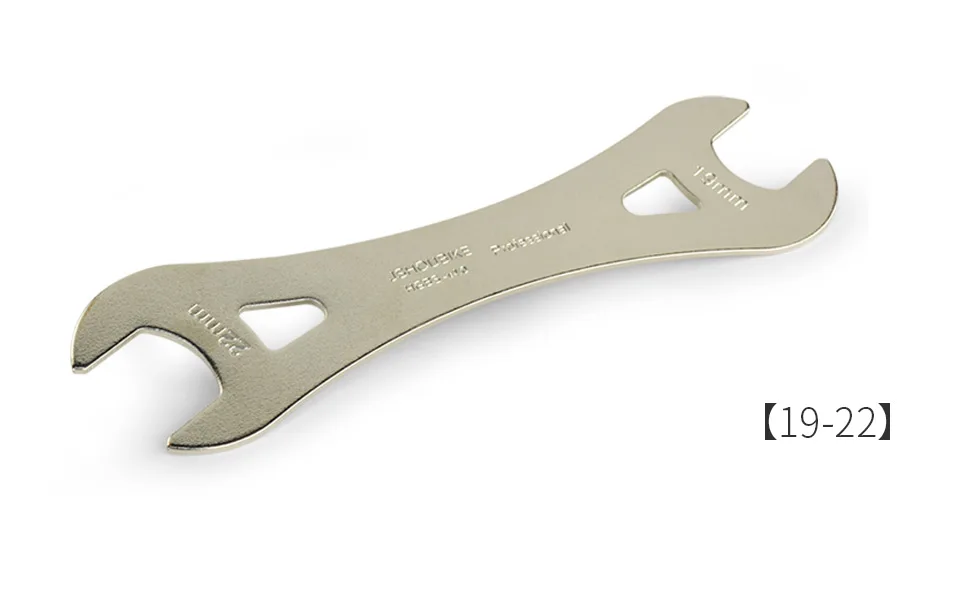 JSHOU BIKE Head Open End Axle Hub Cone Wrench 13 to 24mm High Carbon Steel Bicycle Removal Repair Tool