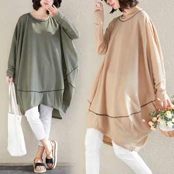 

Women Oversized T-Shirts Chiffon Plus Size Tees Large Top Tees Tunic Black Tees