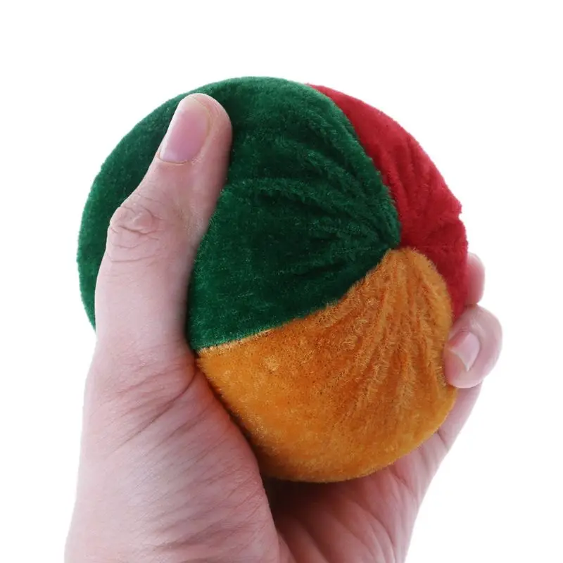 Мягкий красочный шар для жонглирования ручной работы Детская сумка для ног принадлежности для детского сада Q6PD