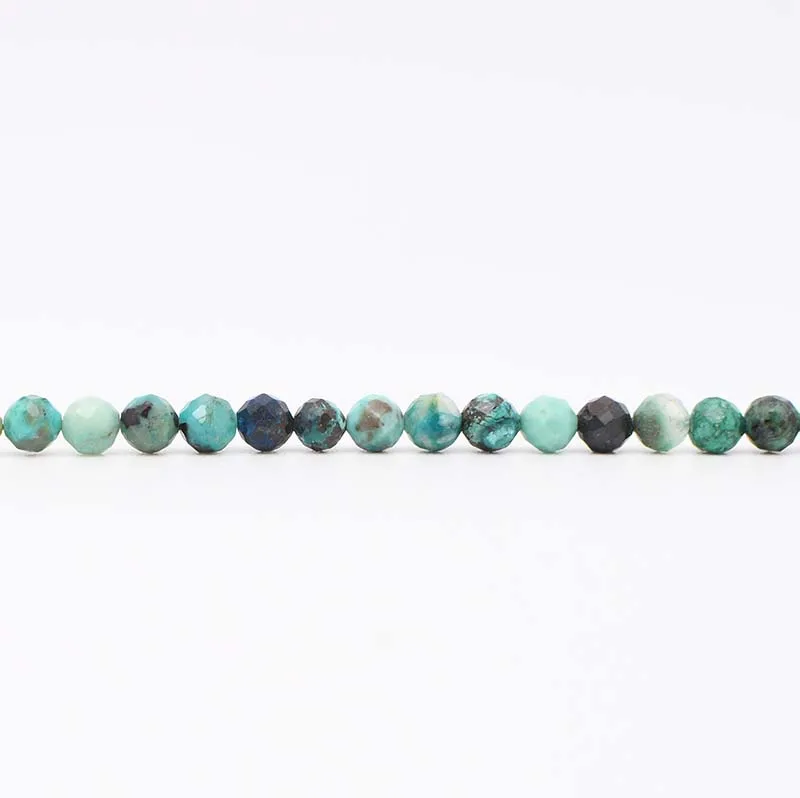 4-12mm Natural True Phoenix Faceted Round Bead For Jewelry Making Findings DIY Bracelet Necklace 15.5