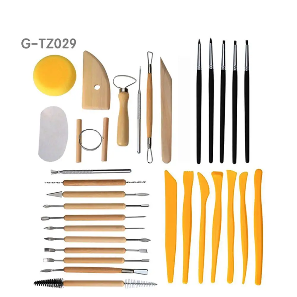 

Types New Arrival Adeeing Multifunctional DIY Clay Tool Smooth Handle Clay Shaping Carving Kit Carving Tool Set r20