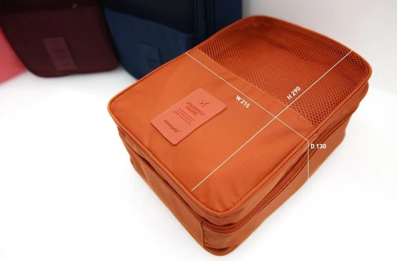 S.IKRR 3 слоя Портативный Водонепроницаемый для обуви и одежды для хранения нейлоновая сумка дорожная сумка с застежкой-молнией из кубов выходные Чемодан сумка-Органайзер