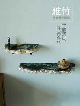 

New Chinese-style wall wordboard shelf creative personality bathroom bathroom shower room load-bearing decorative partition