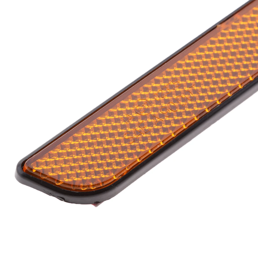 L & R Front Fork Leg Reflector For  Lower Leg Sliders Dyna Softail