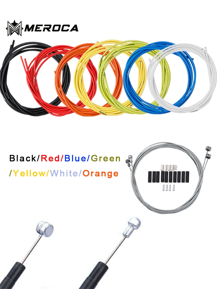 Complete Bike Brake Cable & Housing Set - Front & Rear, For Mountain & Road Bikes