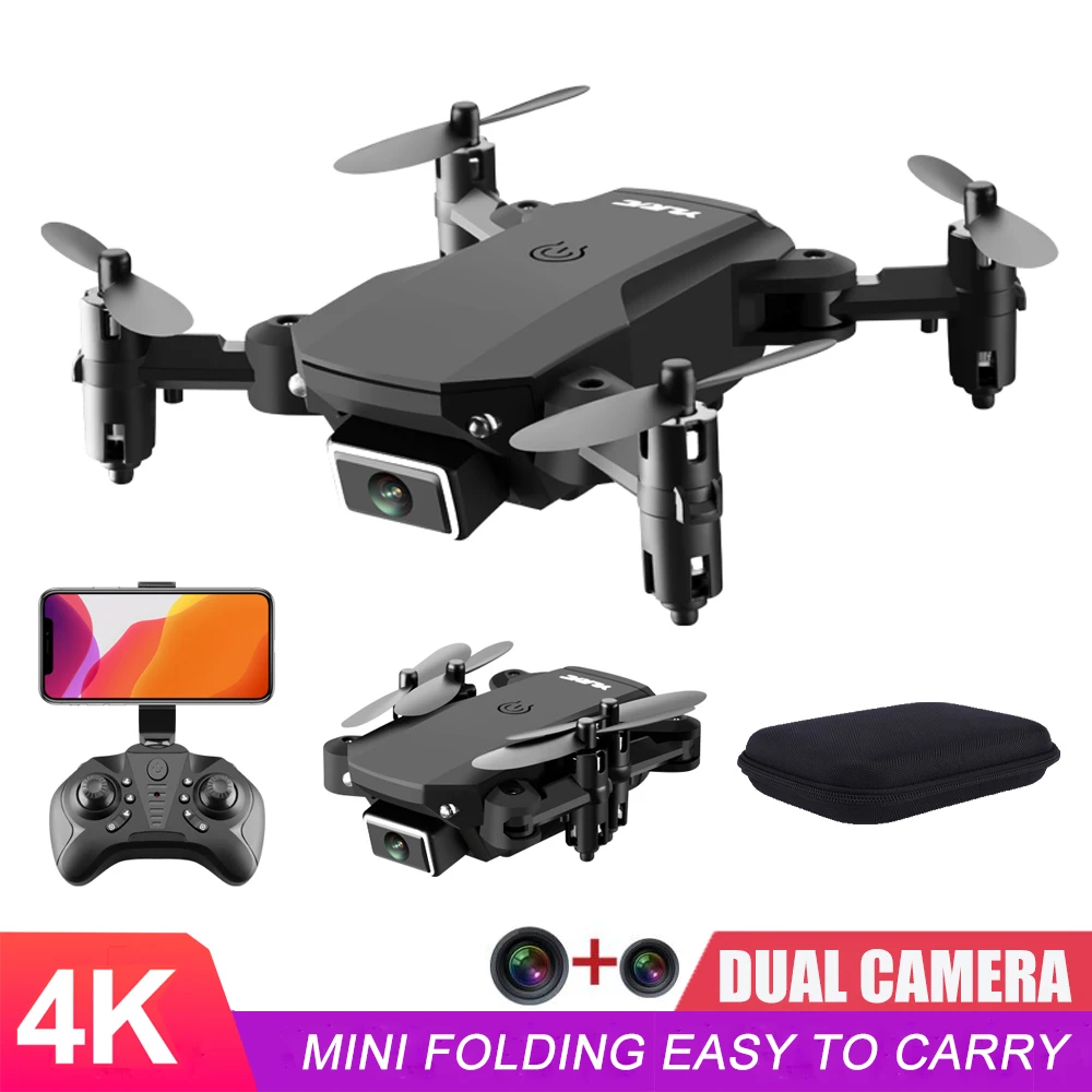 Складной мини Квадрокоптер AHOHA 4K 1080P HD Wi Fi Fpv|Радиоуправляемые вертолеты| |