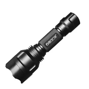 

C8 L2 LED Flashlight Aluminum Waterproof Zoomable Torch Light 5 Modes Super Bright Rechargeable Tactical Lamp For Outdoor