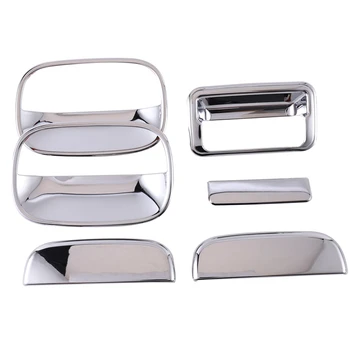 

6PCS Rear Trunk Door Handle Bowl Decoration Cover Trim for Suzuki Jimny 07-17 Exterior Tailgate Anti-Scratch Stickers