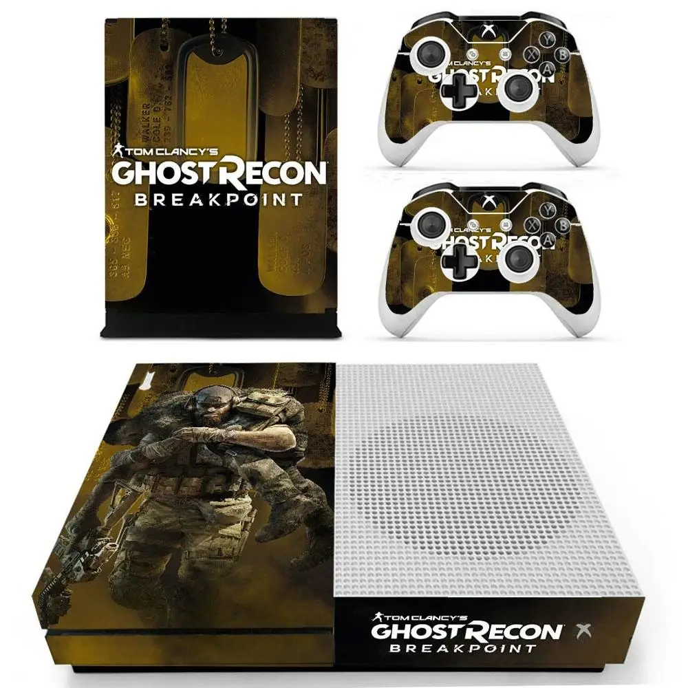 YS-xboxoneS-2228 Наклейка Ghost Recon Breakpoint для Xbox One S консоль и контроллеры для Xbox One Slim Skins виниловая наклейка s - Цвет: YS-xboxoneS-2228