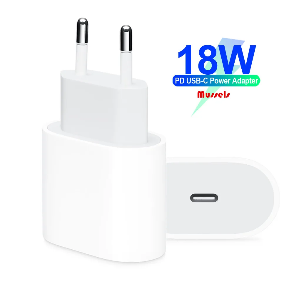 

18W USB C Power Adapter TYPE-C C94 USB-C TO lightn 8pin Cable PD 2.0 Charger For iPhone 11 pro Max/8/X/XS/11" 13" Pro /Air iPad