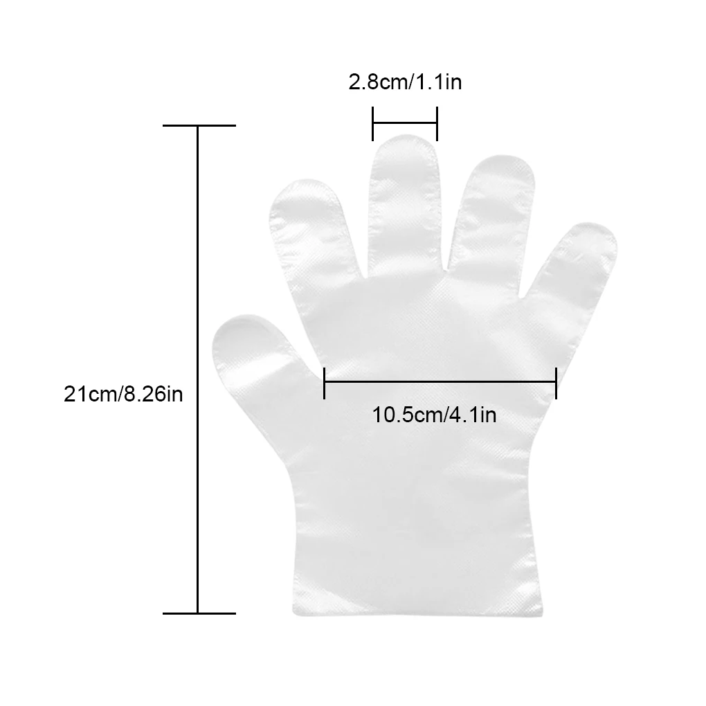 Cleaning Gloves Disposable Gloves 100 Pcs/bag For Kids Restaurant School