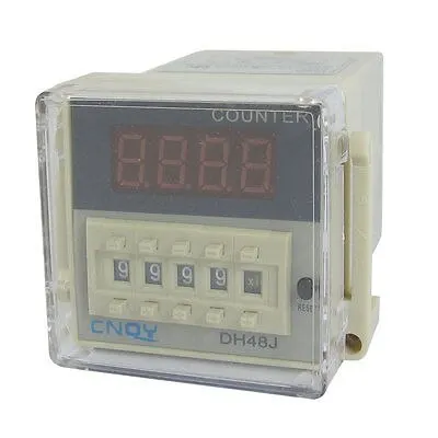 

DH48J 1-999900 LED Display Programmable Digital Counter Relay AC 48V