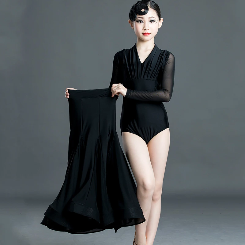 New Ballroom Dance Dress For Girls Practice Clothes New Waltz Latin National Standard Dance Clothes Modern Dress DN6710