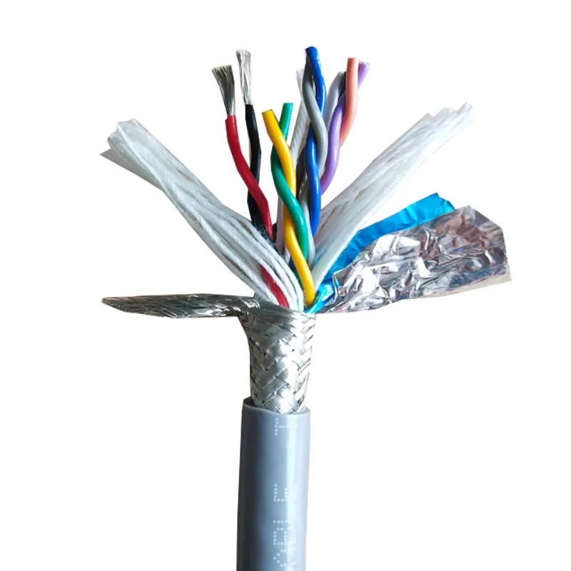 Экранированная витая пара кабеля 22AWG 20AWG 18AWG 2 8 ядер кабель towline ПВХ мягкий провод