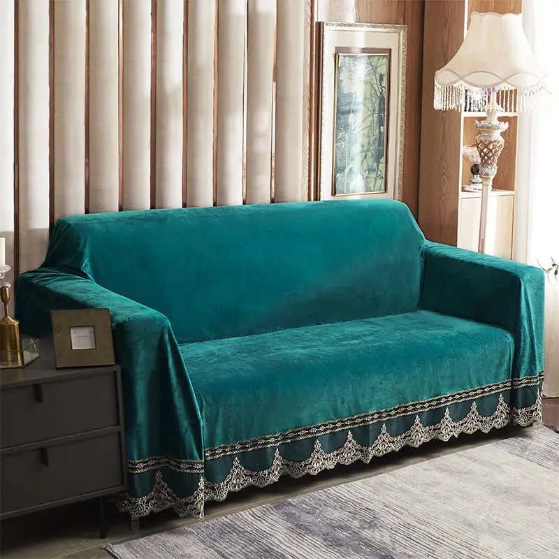 3D Цветочный чехол для дивана полотенце гостиной Плюшевые Чехлы в европейском