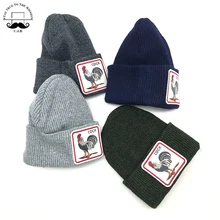 Новинка осень/зима двухслойная Толстая Вязаная кашемировая шапка теплый пуловер и шапка baotou кепка Повседневная для мужчин и женщин