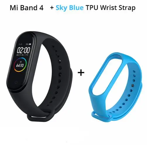 Xiaomi mi Band 4 Smart mi band 3 Цвета экран браслет пульсометр фитнес музыка Bluetooth 50 м водонепроницаемый бандаж 4 - Цвет: send after 30 days