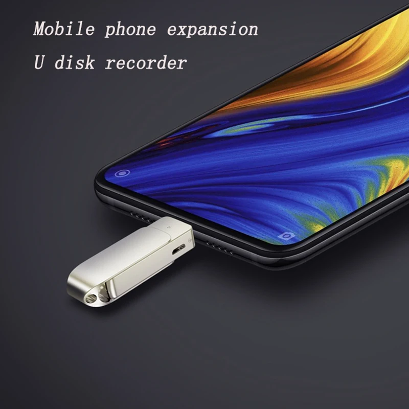 Интерфейс type-c OTG диктофон портативный u-диск диктофон интеллектуальное шумоподавление HD mini type-c Порт OTG рекордер