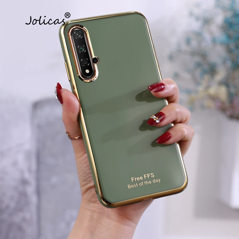 Милый Мягкий Силиконовый протектор для estuche Huawei Nova 5 Защита Мрамор Ajax armor Чехлы