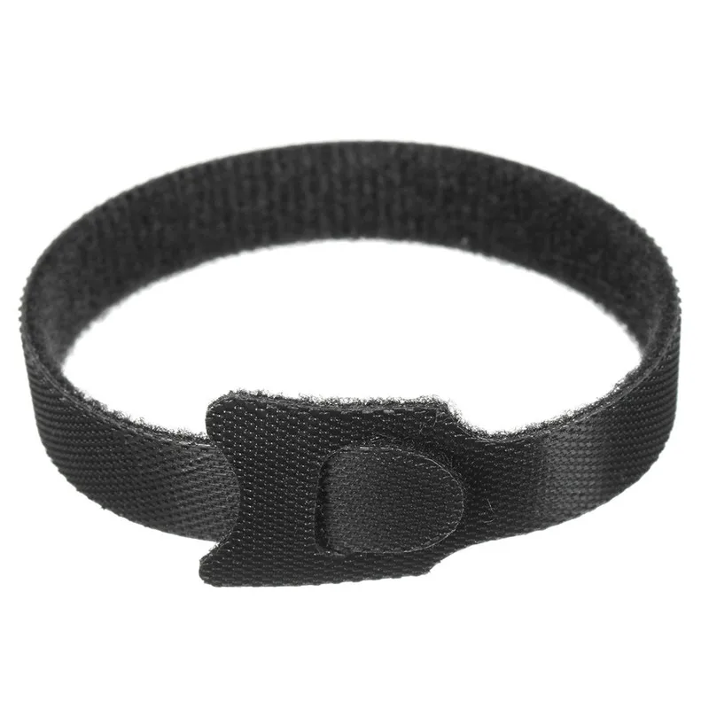 

50Pcs 12 x 200mm Reusable Nylon Cable Ties Hook and Loop Cable Tie with Eyelet Hole Cables organizer Hook Loop Sticky Straps