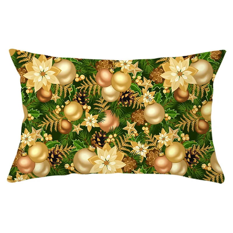 Christmas Cushion Cover 30x50cm Decorative Xmas Pillowcase Pillow Cover Home Decor Decoration Cushion Covers